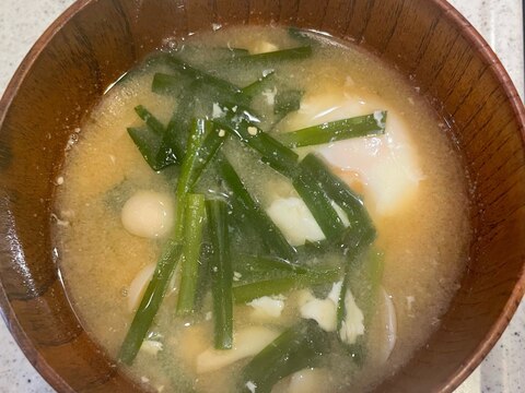丸ごと卵のお味噌汁⭐️